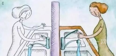 厨房水槽装修漫画